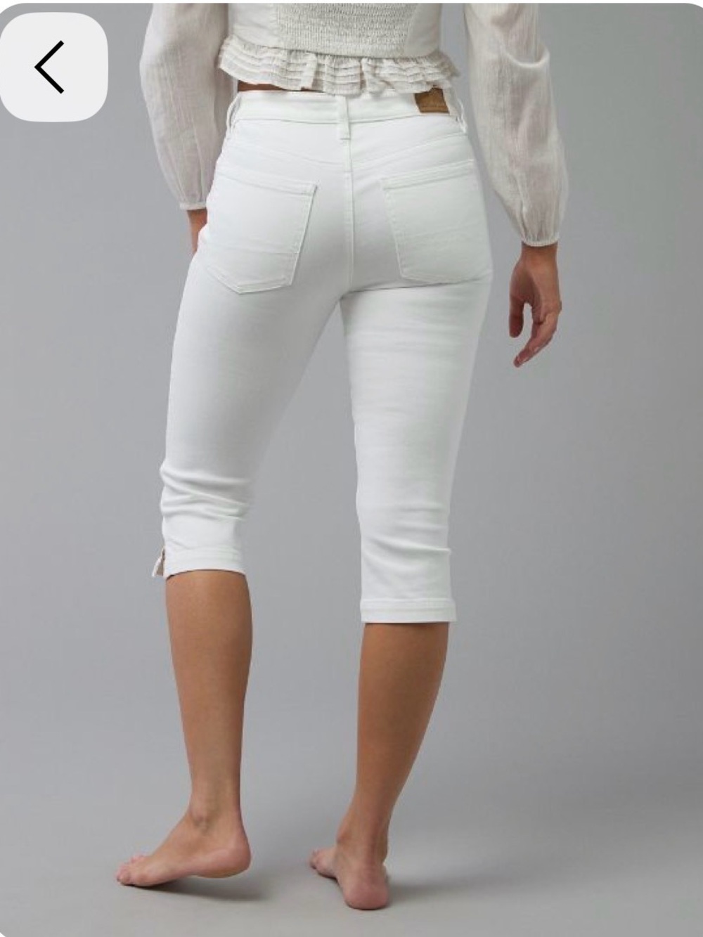 Ralph Lauren White Capri Pants